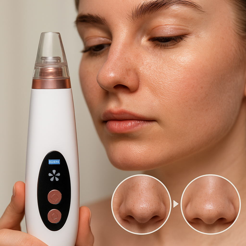 Removedor Cravos e Espinhas Extrator de Cravos Sucção a Vácuo Aparelho Recarregável Sugador Remove Acne.