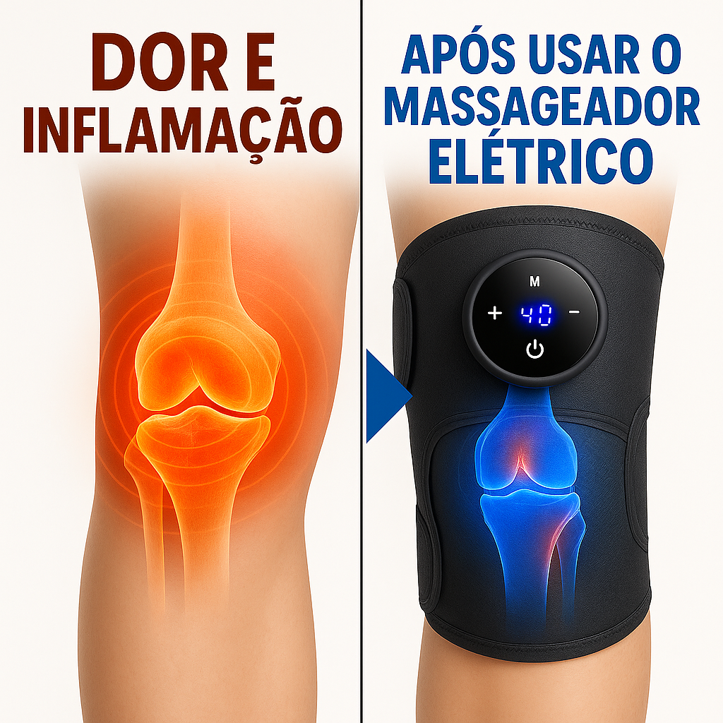 RelaxMax Pro – Massageador para Joelho, Ombro e Cotovelo