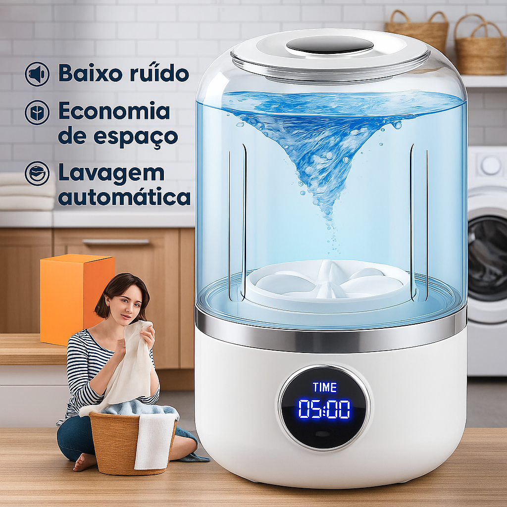 Mini Lavadora Portátil para Roupas íntimas - OFERTA ESPECIAL