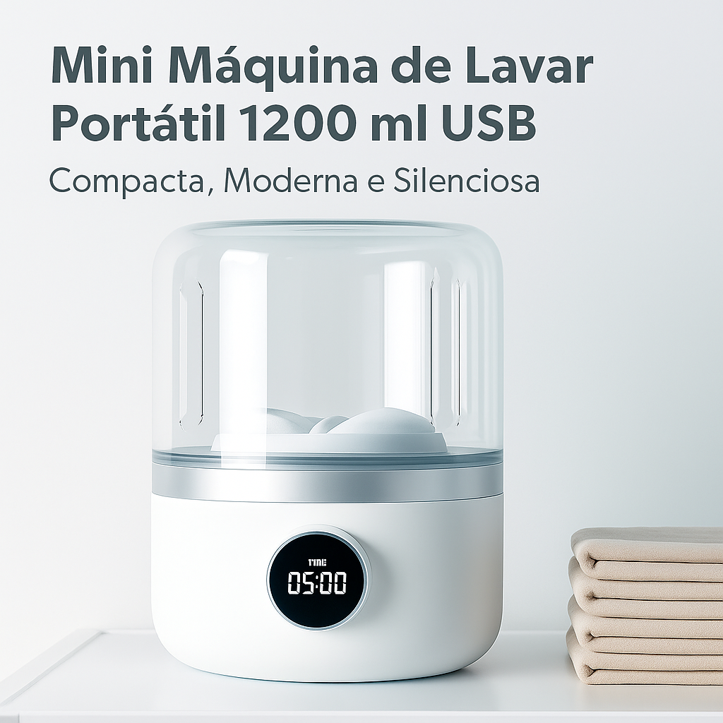 Mini Lavadora Portátil para Roupas íntimas - OFERTA ESPECIAL