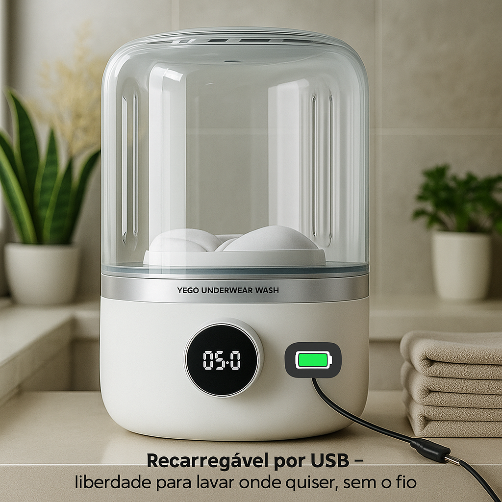 Mini Lavadora Portátil para Roupas íntimas - OFERTA ESPECIAL
