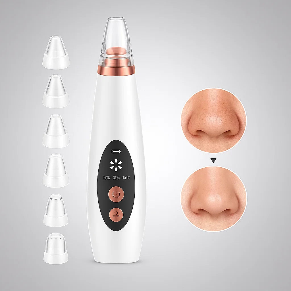 Removedor Cravos e Espinhas Extrator de Cravos Sucção a Vácuo Aparelho Recarregável Sugador Remove Acne.